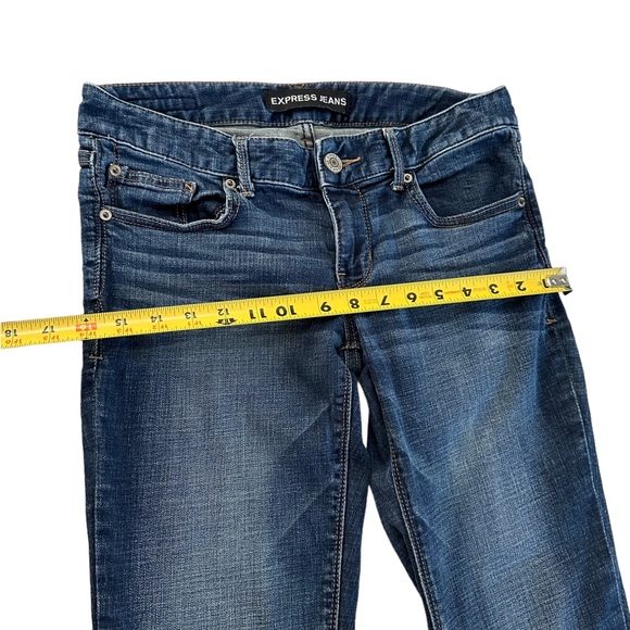 Express Barely Boot Low Rise Jeans Size 4R - Picture 10 of 16